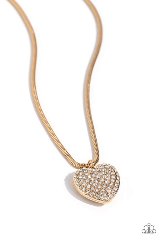 Sequined Sweetheart - Gold