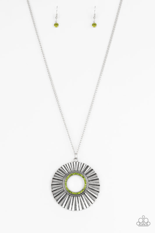 Chicly Centered - Green - Lauri’s $5 Bling Boutique