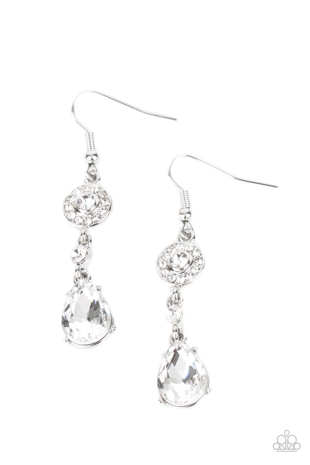 Graceful Glimmer - White - Lauri’s $5 Bling Boutique 