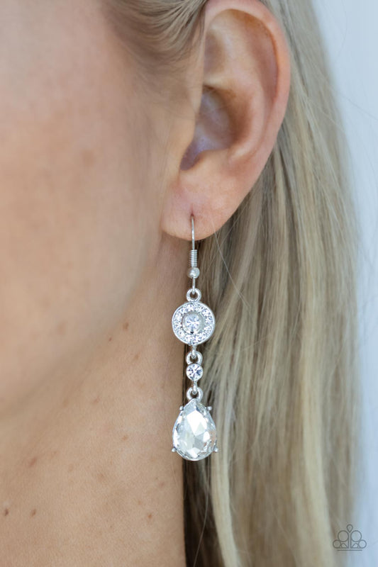 Graceful Glimmer - White - Lauri’s $5 Bling Boutique 