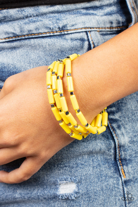 Radiantly Retro - Yellow - Lauri’s $5 Bling Boutique 